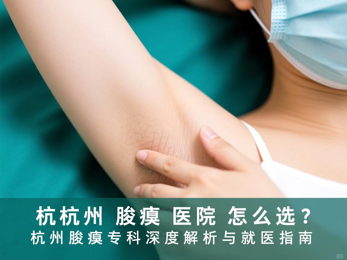 杭州腋臭医院怎么选？杭州腋臭专科深度解析与就医指南