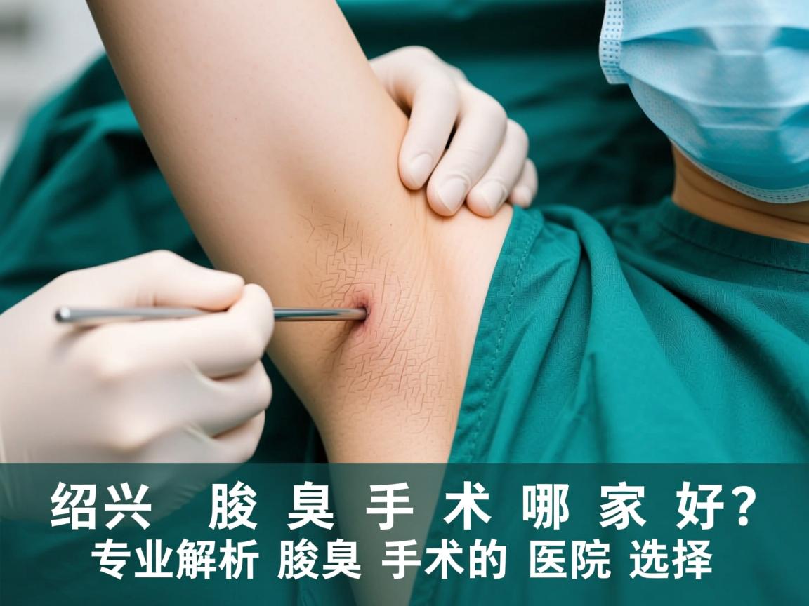 绍兴腋臭手术哪家好？专业解析腋臭手术的医院选择