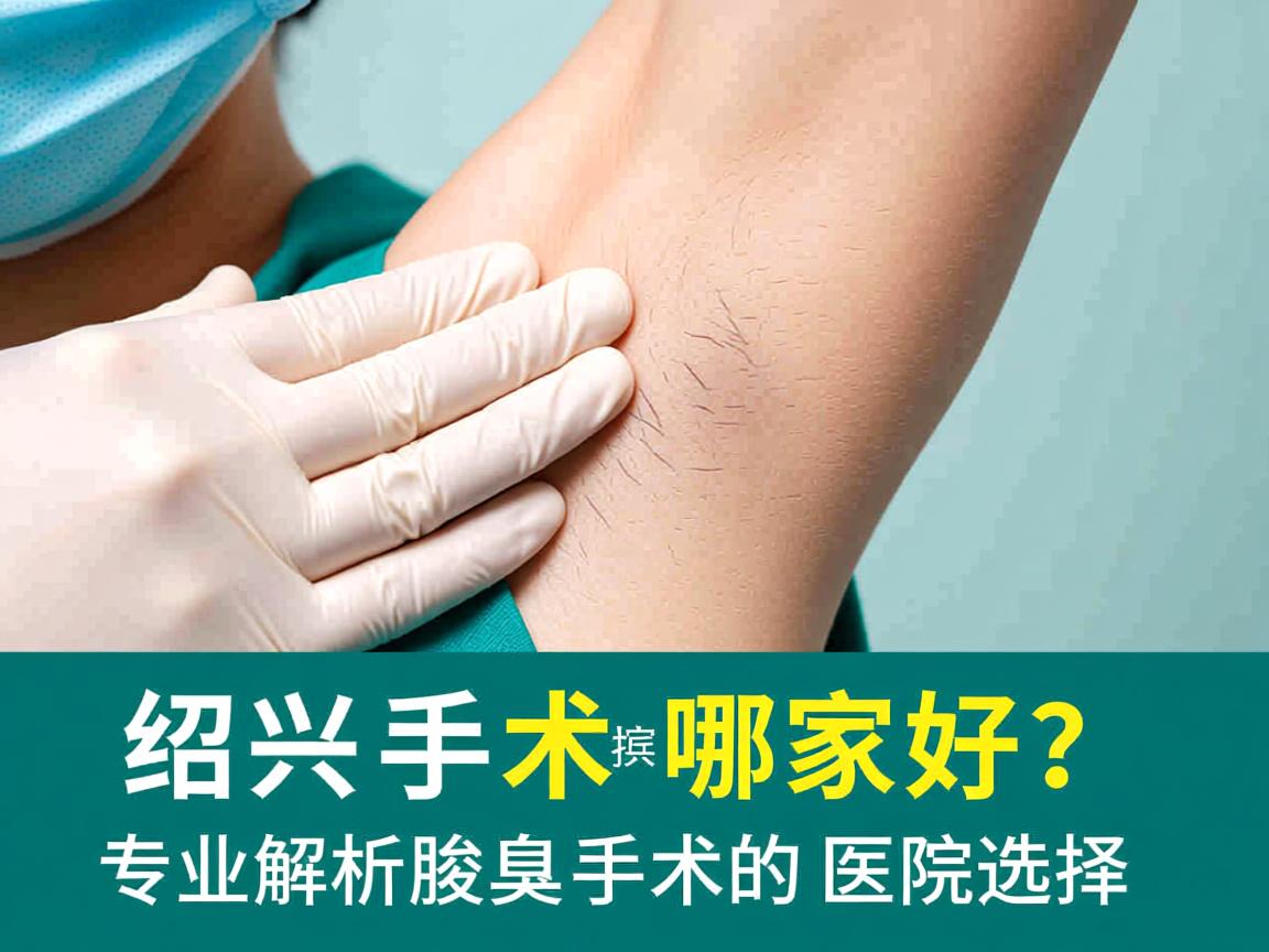 绍兴腋臭手术哪家好？专业解析腋臭手术的医院选择