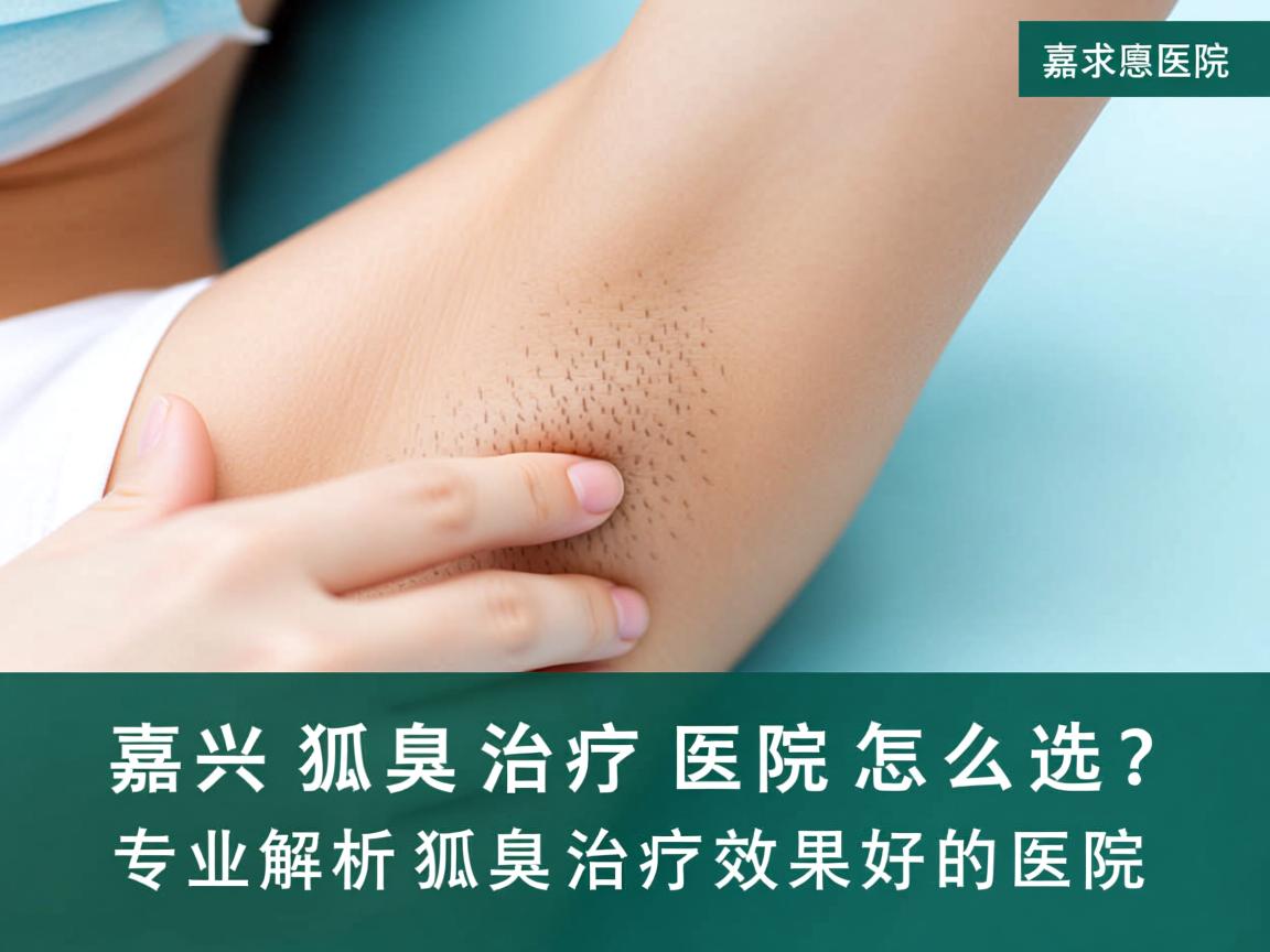 嘉兴狐臭治疗医院怎么选？专业解析狐臭治疗效果好的医院