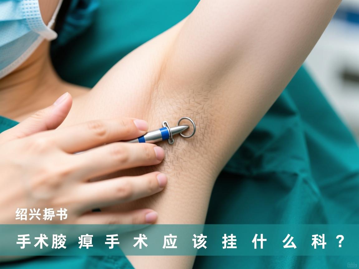 绍兴腋臭手术指南，腋臭手术应该挂什么科？