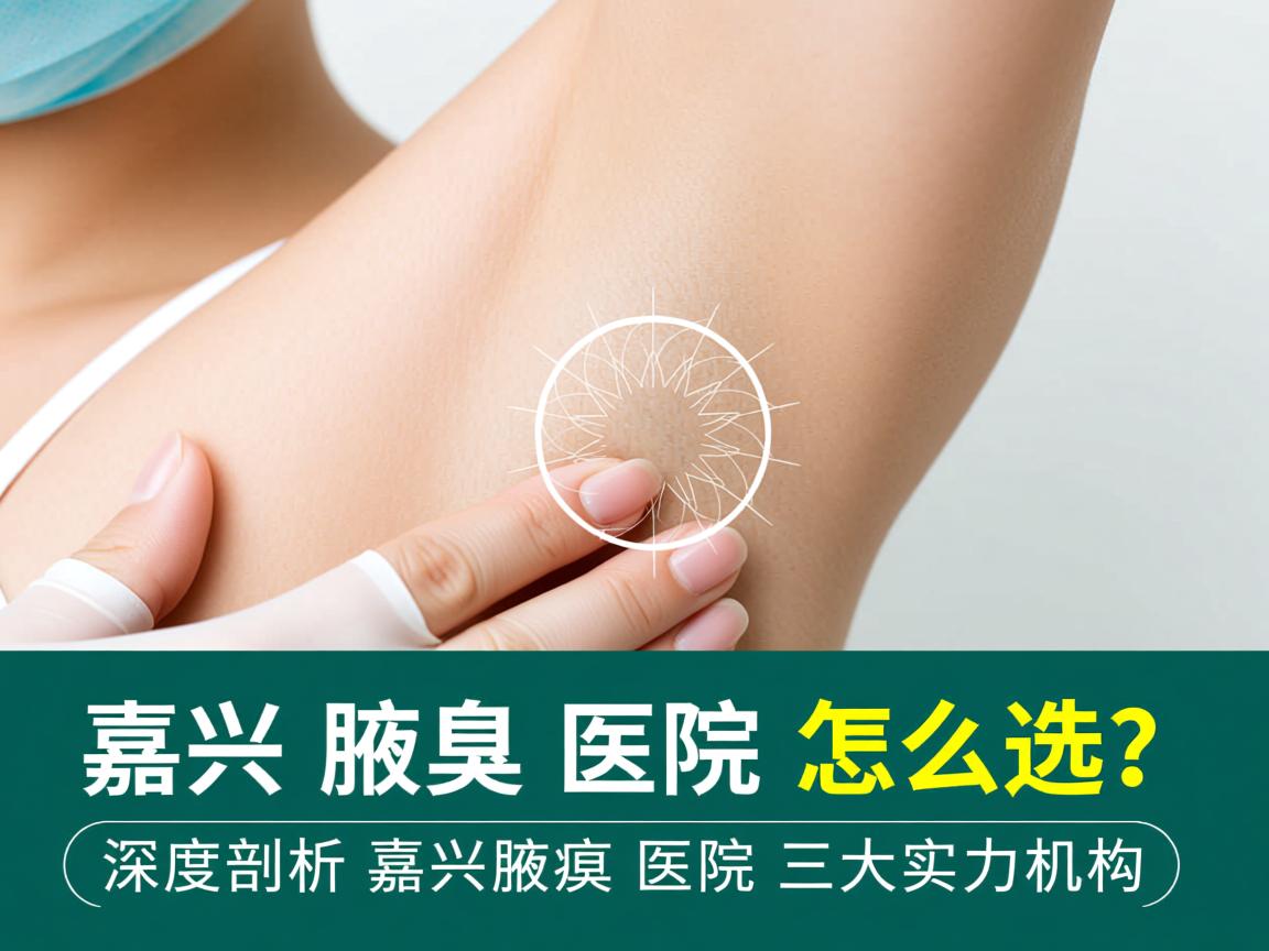 嘉兴腋臭医院怎么选？深度剖析嘉兴腋臭医院三大实力机构