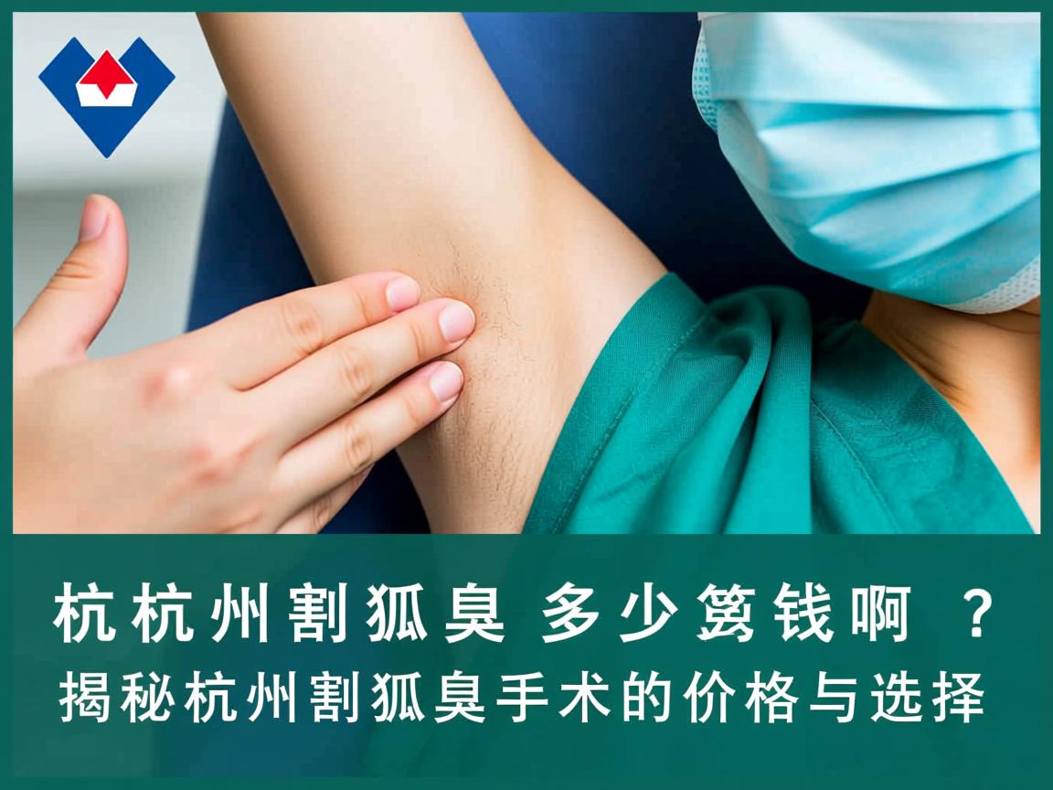 杭州割狐臭多少钱啊？揭秘杭州割狐臭手术的价格与选择