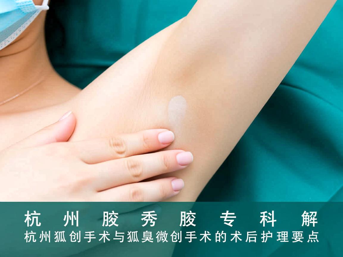 杭州腋秀腋臭专科解析，杭州狐臭微创手术与狐臭微创手术的术后护理要点