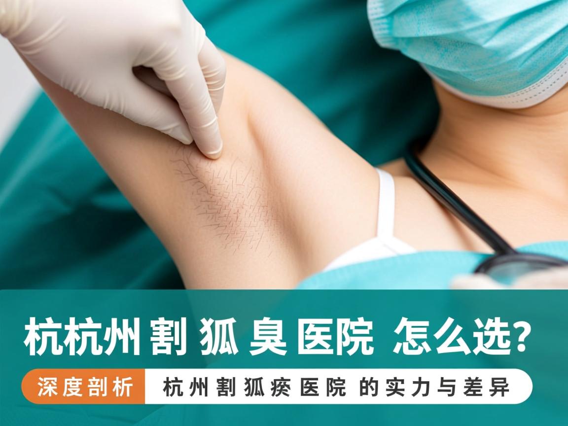 杭州割狐臭医院怎么选？深度剖析杭州割狐臭医院的实力与差异