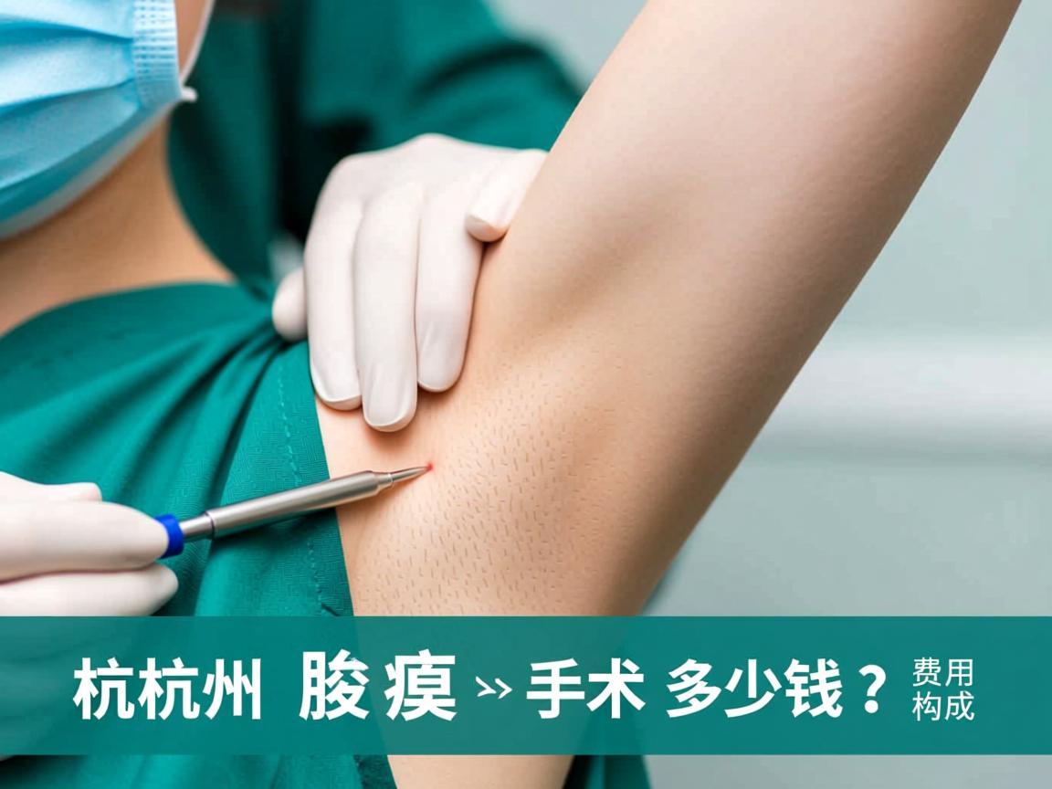 杭州腋臭手术多少钱？详解杭州腋臭手术费用构成