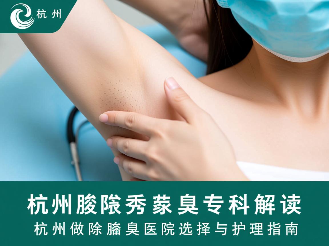 杭州腋秀腋臭专科解读，杭州做除腋臭医院的选择与护理指南