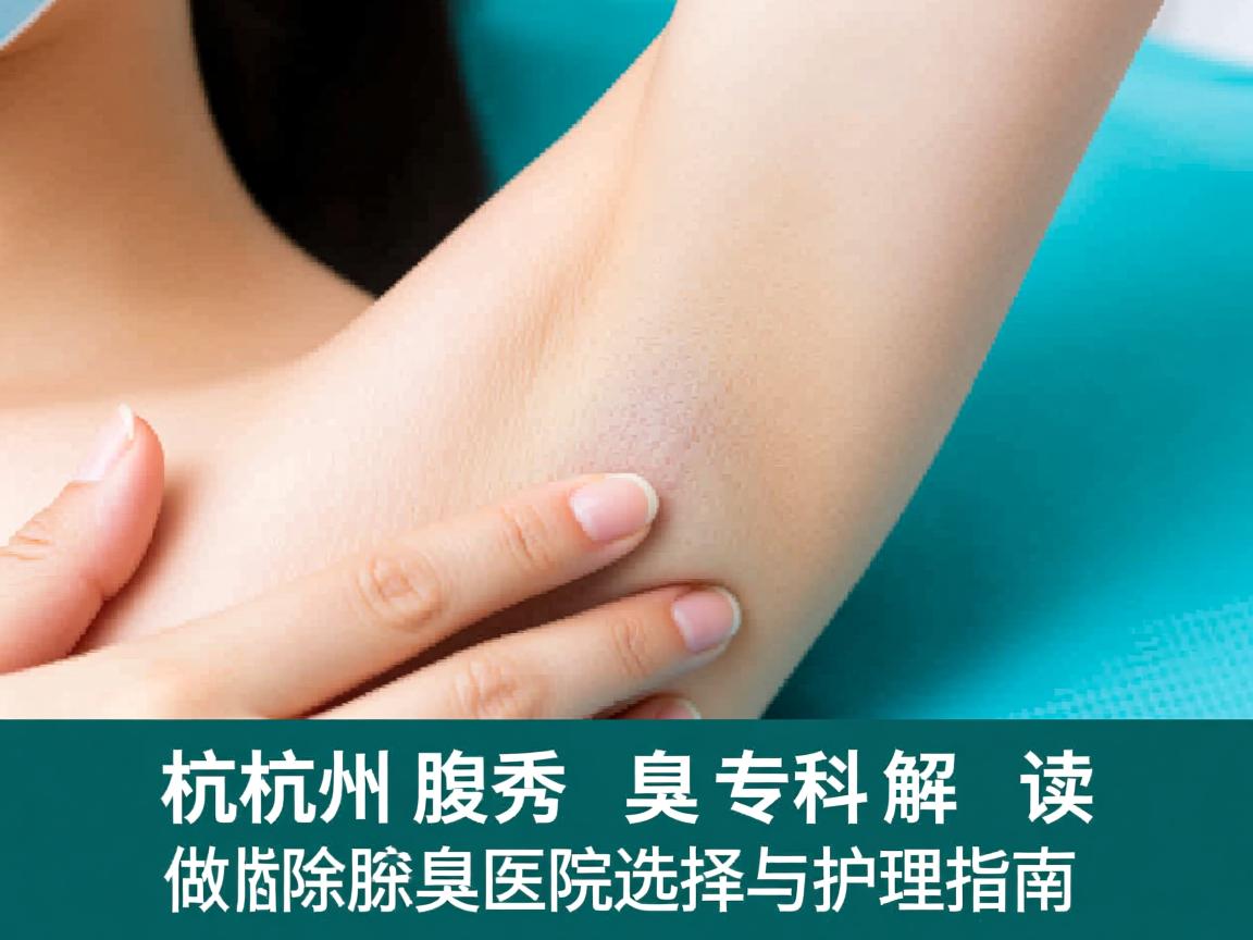 杭州腋秀腋臭专科解读，杭州做除腋臭医院的选择与护理指南