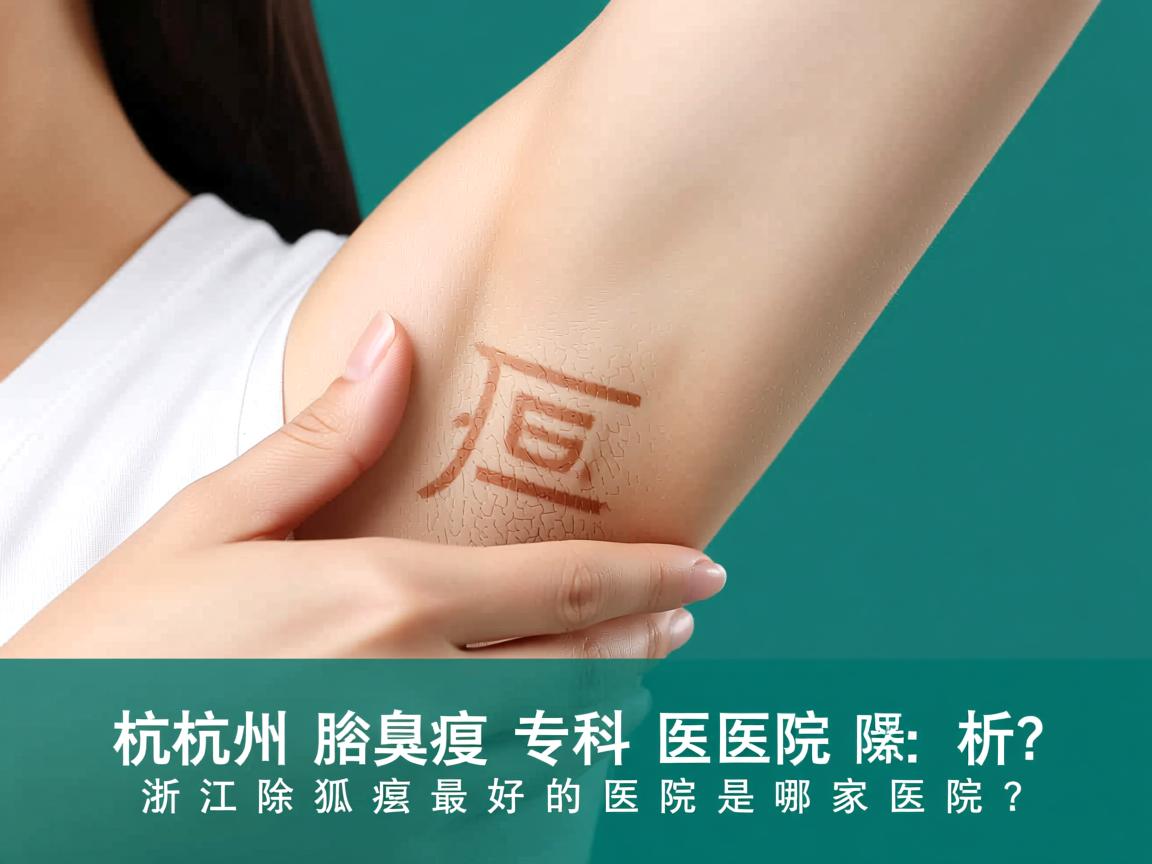 杭州腋臭专科医院解析，浙江除狐臭最好的医院是哪家医院？