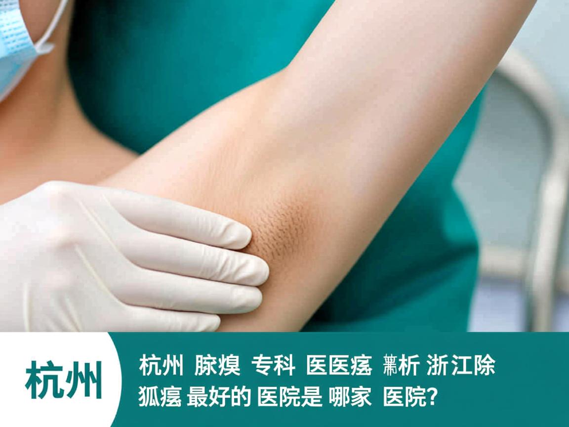 杭州腋臭专科医院解析，浙江除狐臭最好的医院是哪家医院？