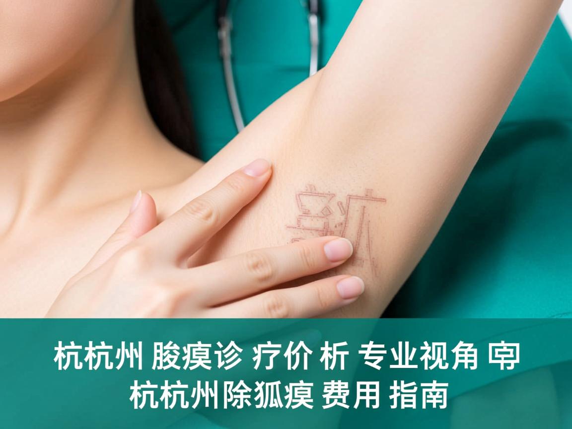 杭州腋臭诊疗价格解析，专业视角下的杭州除狐臭费用指南