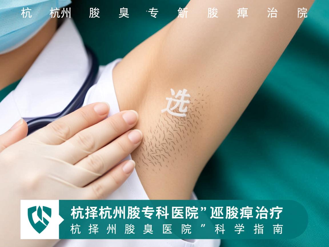 杭州腋臭专科医院解析腋臭治疗，选择杭州腋臭医院的科学指南