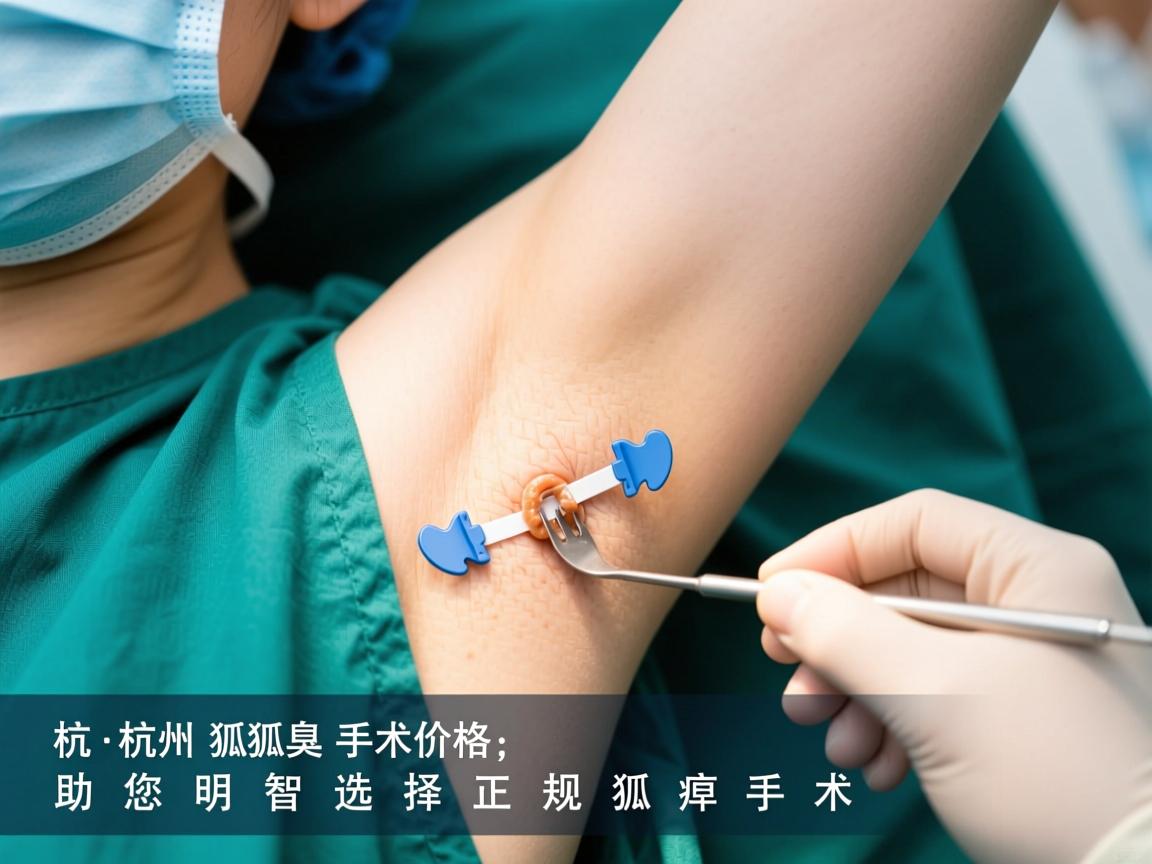 深度解析杭州狐臭手术价格，助您明智选择正规狐臭手术
