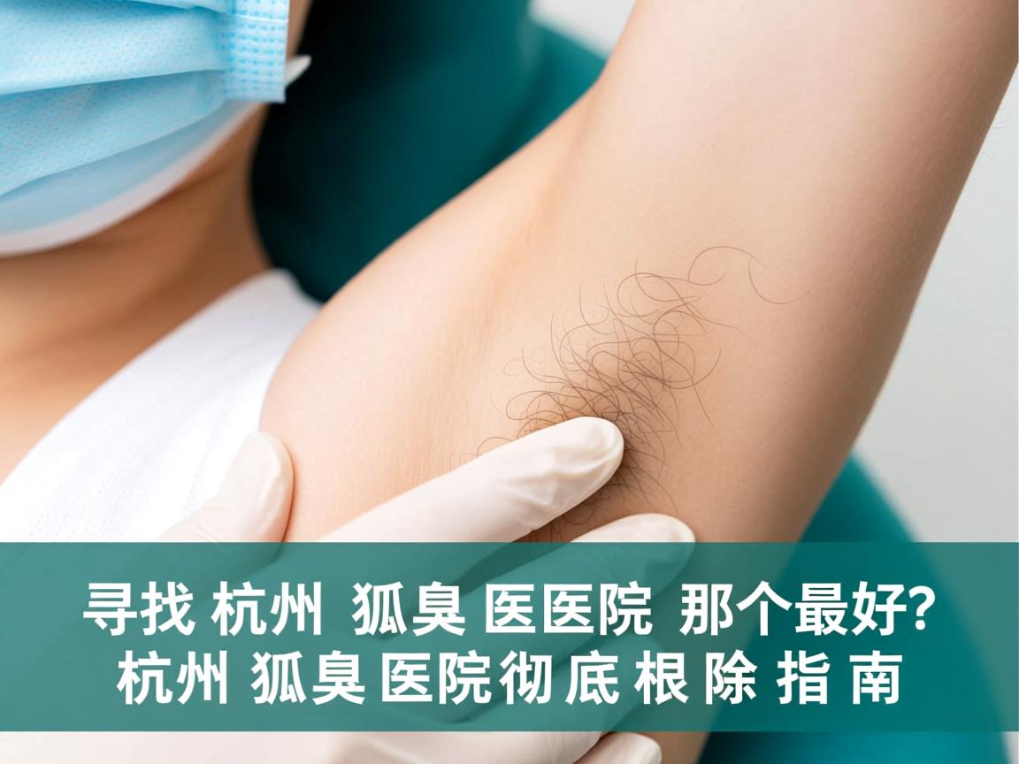 寻找杭州狐臭医院那个最好？杭州狐臭医院彻底根除指南