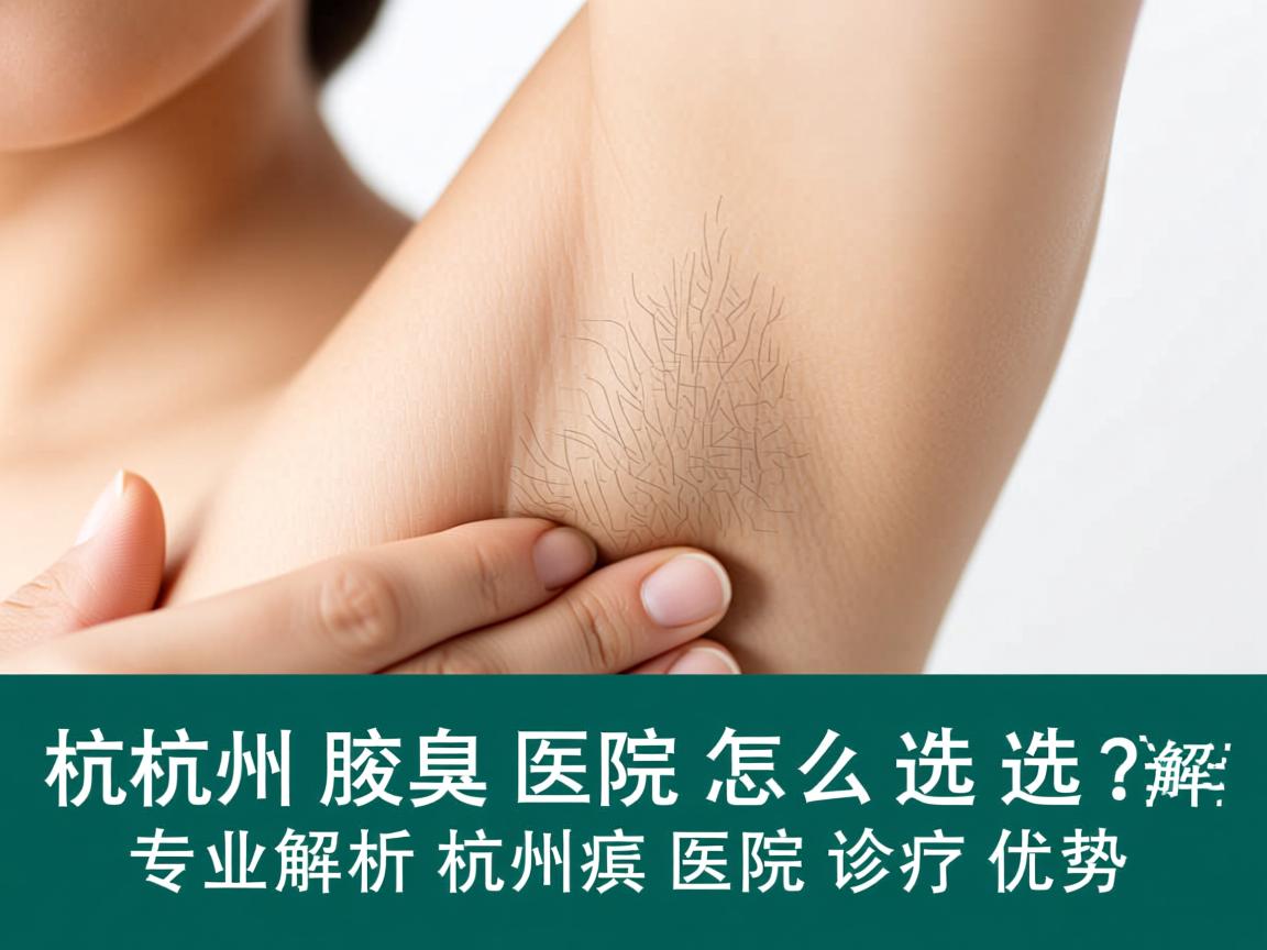 杭州腋臭医院怎么选？专业解析杭州腋臭医院的诊疗优势