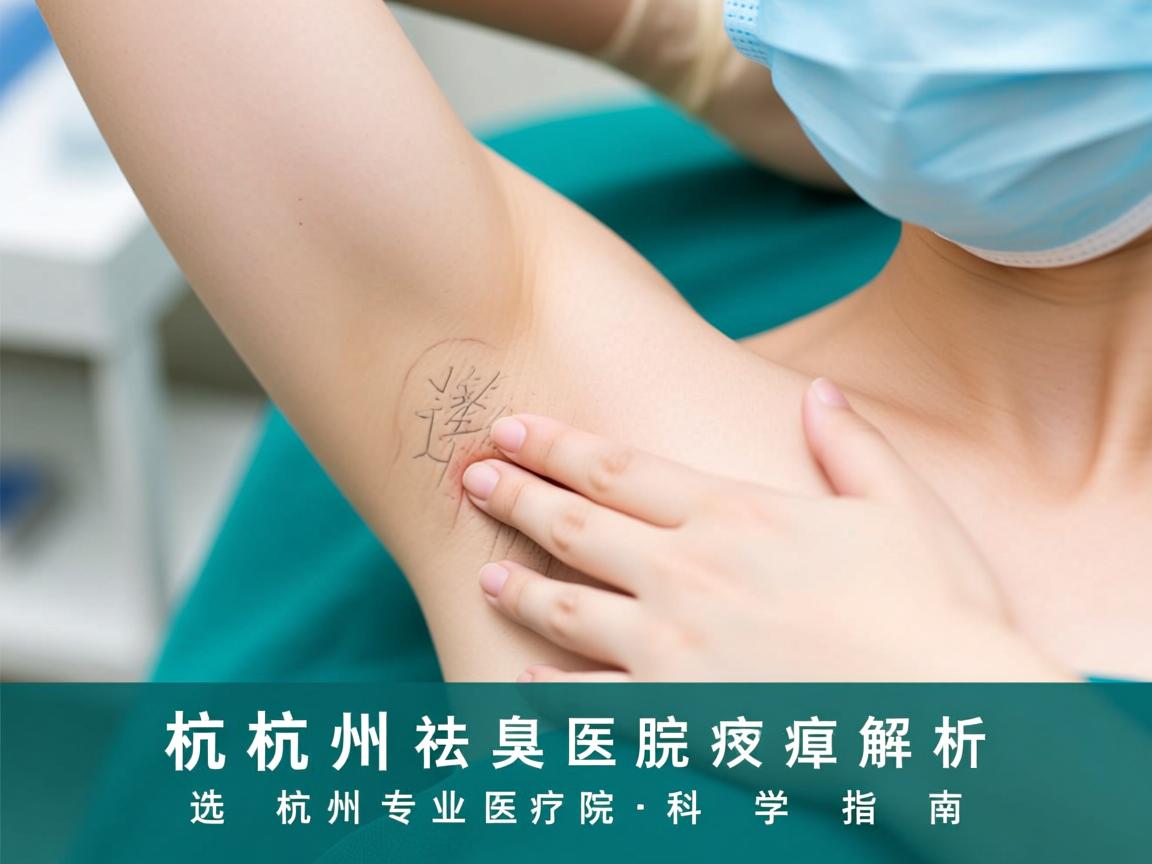 杭州祛腋臭医院专业解析，选择杭州祛腋臭医院的科学指南