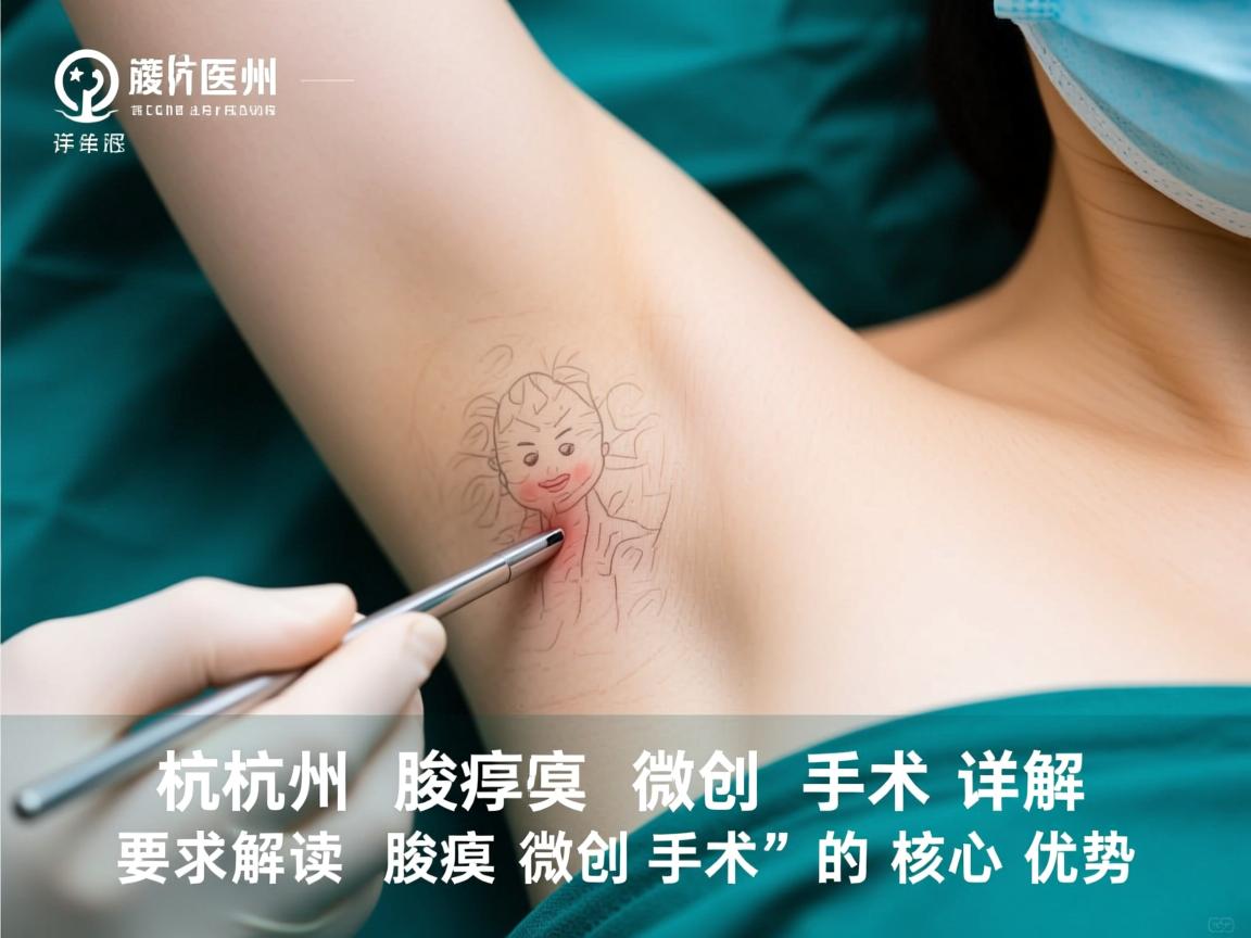 杭州腋臭微创手术详解，专业解读腋臭微创手术的核心优势