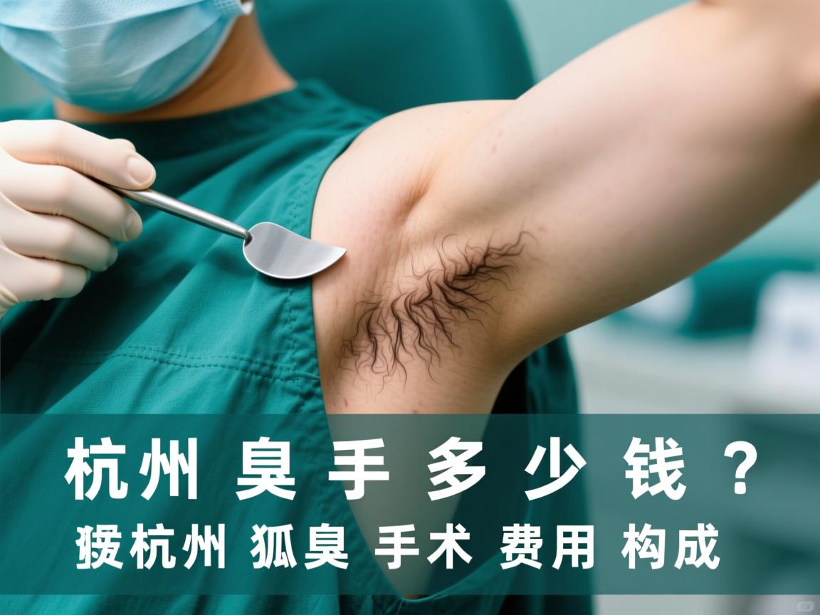 杭州狐臭手术多少钱？详解杭州狐臭手术费用构成