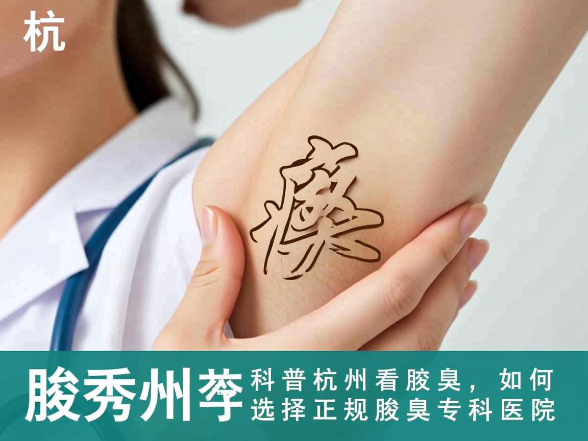杭州腋秀科普,在杭州看腋臭,如何选择正规腋臭专科医院 杭州腋秀科普,在杭州看腋臭,如何选择正规腋臭专科医院