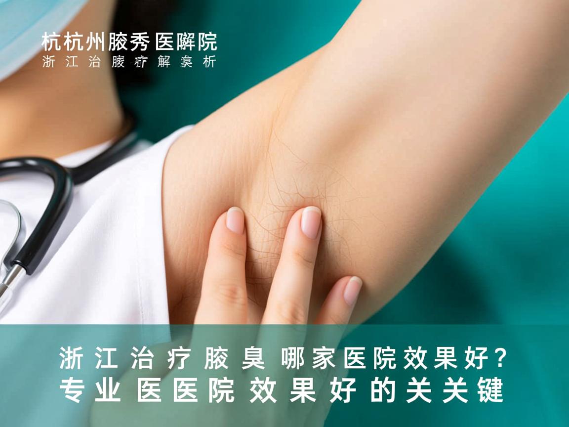 杭州腋秀医院解析，浙江治疗腋臭哪家医院效果好？专业医院效果好的关键