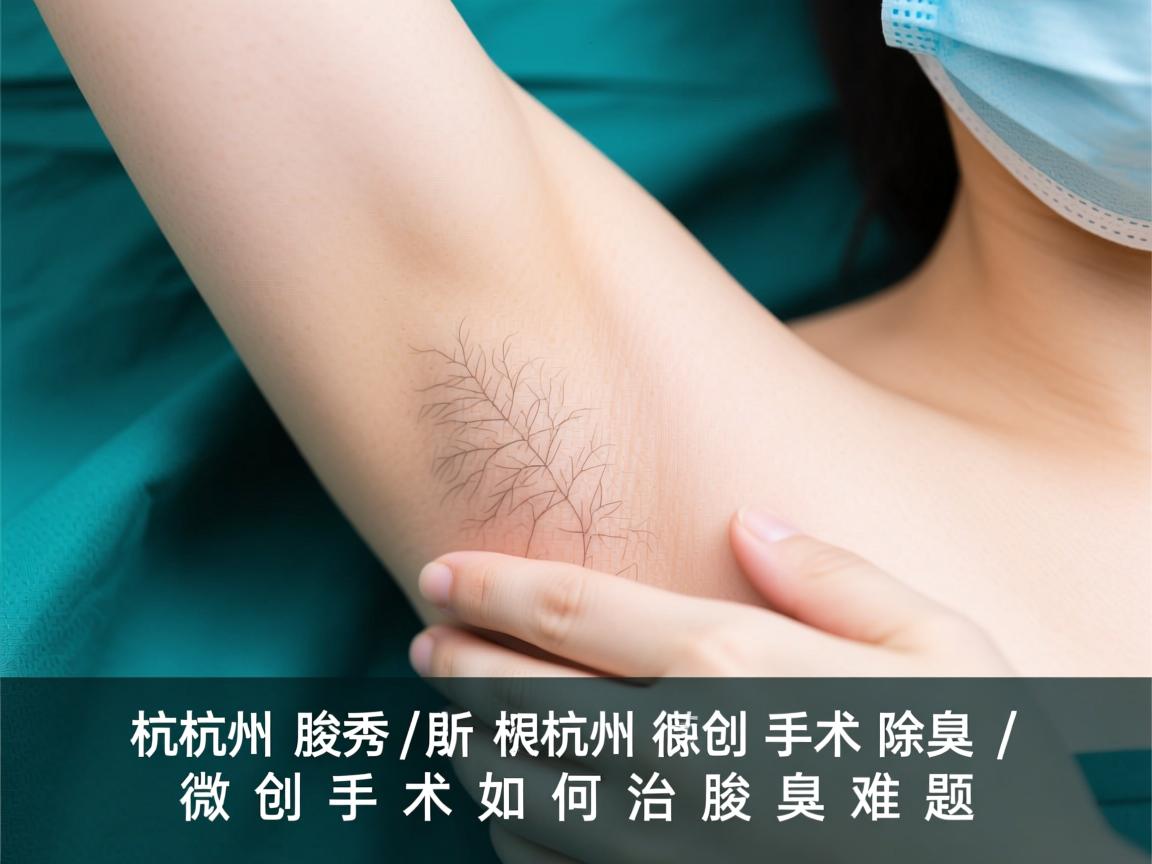杭州腋秀解析，杭州微创手术除腋臭，微创手术如何根治腋臭难题