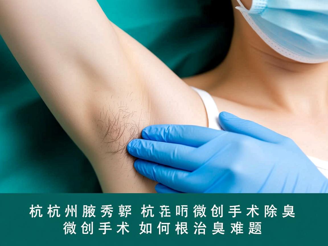 杭州腋秀解析，杭州微创手术除腋臭，微创手术如何根治腋臭难题