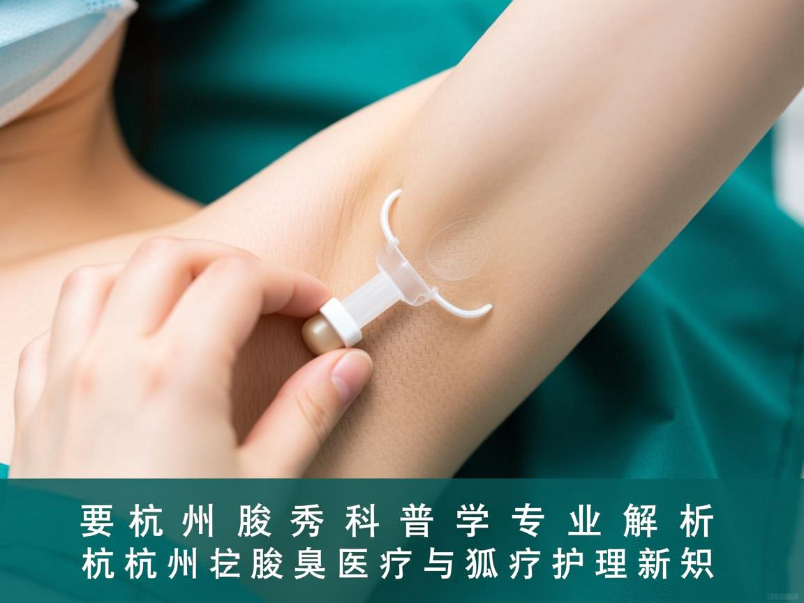 杭州腋秀科普，专业解析杭州腋臭医疗与狐臭护理新知