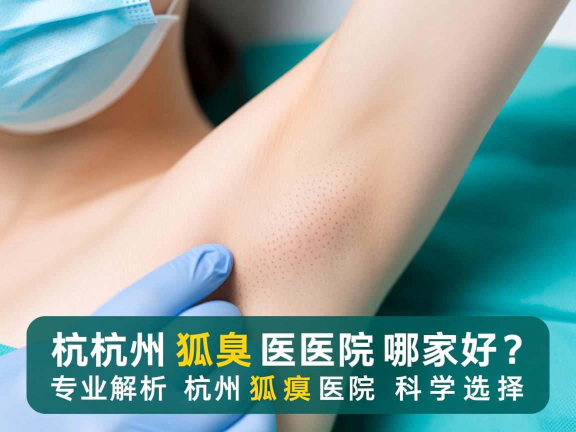 杭州狐臭医院哪家好？专业解析杭州狐臭医院的科学选择