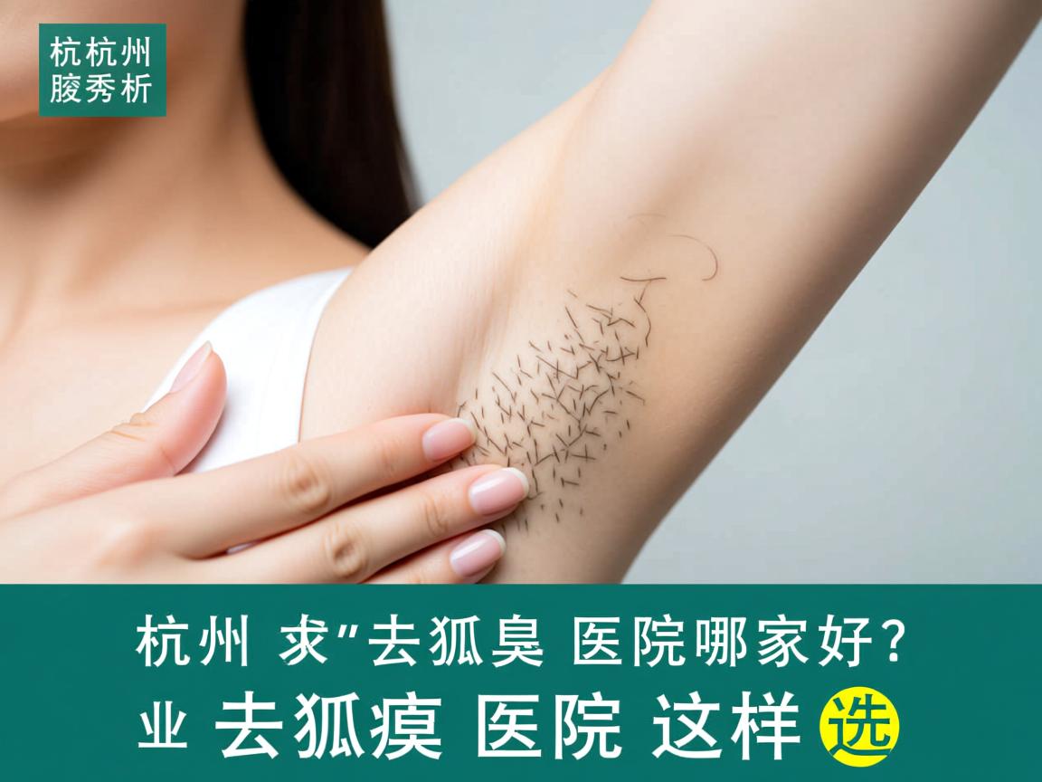 杭州腋秀解析，杭州去狐臭医院哪家好？专业去狐臭医院这样选