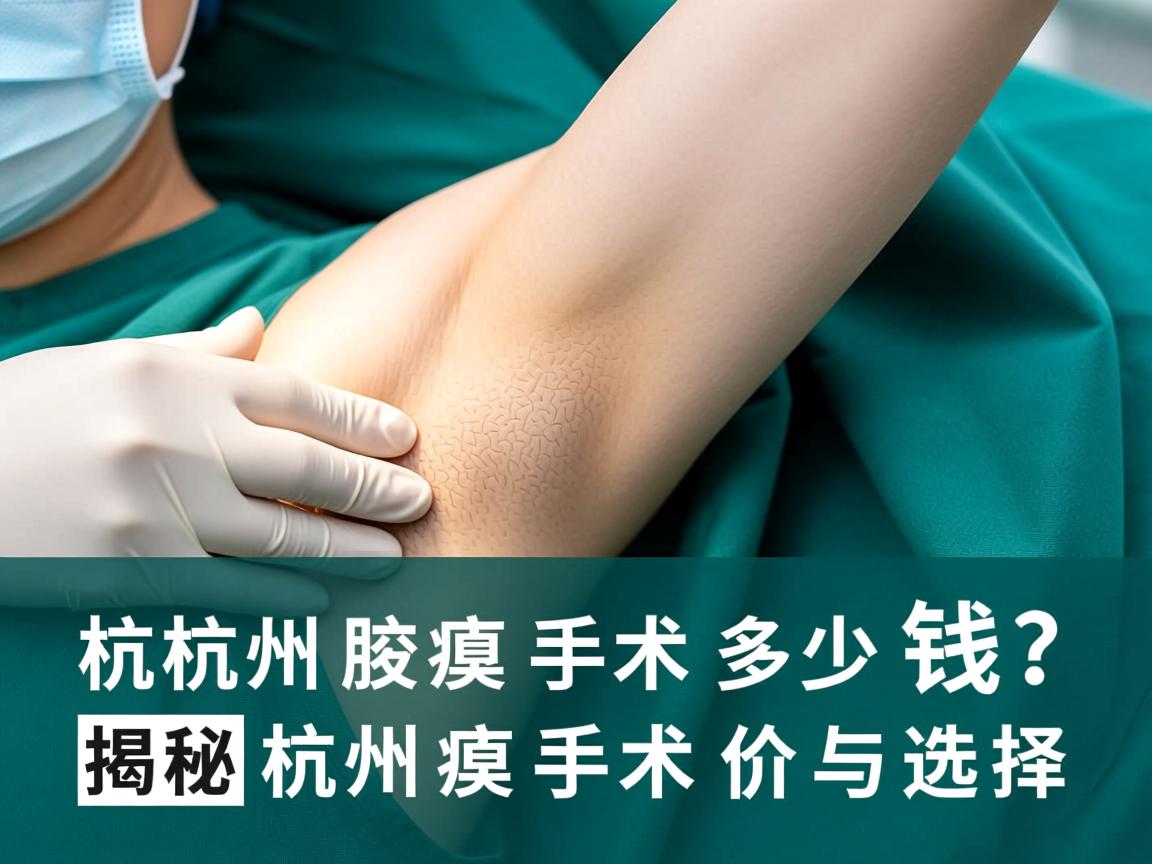 杭州腋臭手术多少钱？揭秘杭州腋臭手术价格与选择