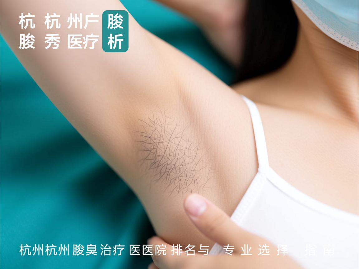 杭州腋秀解析，杭州腋臭治疗医院排名与专业选择指南