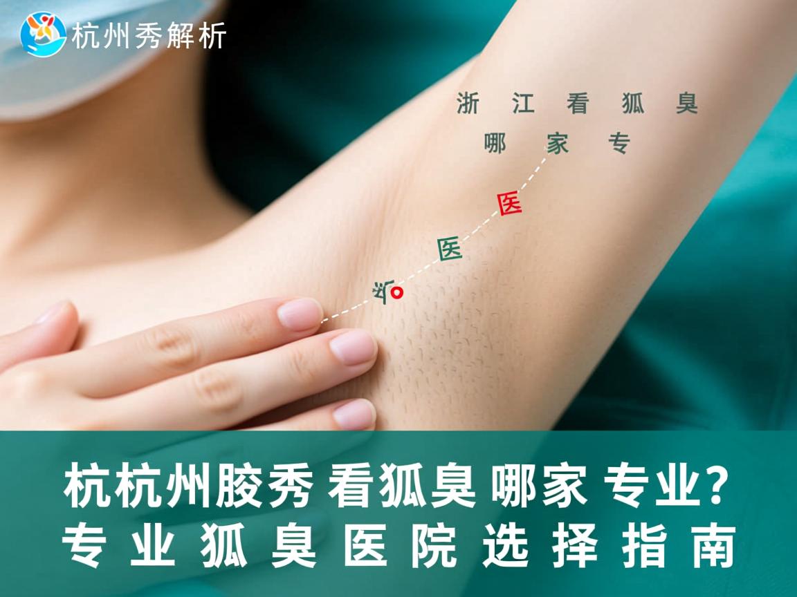 杭州腋秀解析，浙江看狐臭哪家专业？专业狐臭医院选择指南