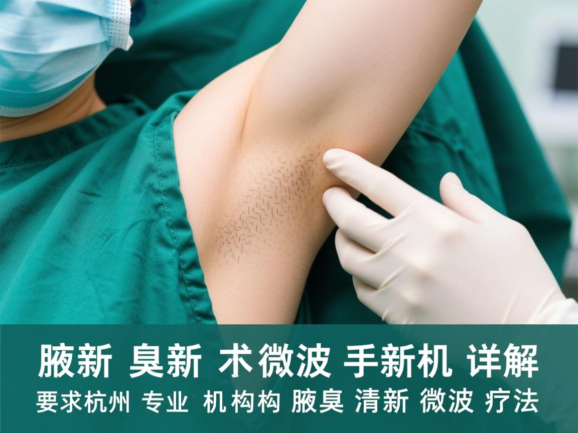 腋臭清新微波手术,杭州专业机构详解腋臭清新微波疗法 腋臭清新微波手术,杭州专业机构详解腋臭清新微波疗法