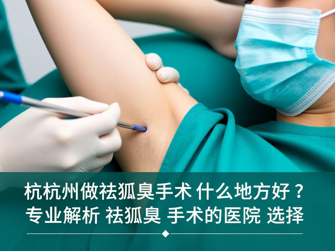 杭州做祛狐臭手术什么地方好?专业解析祛狐臭手术的医院选择 杭州做祛狐臭手术什么地方好?专业解析祛狐臭手术的医院选择