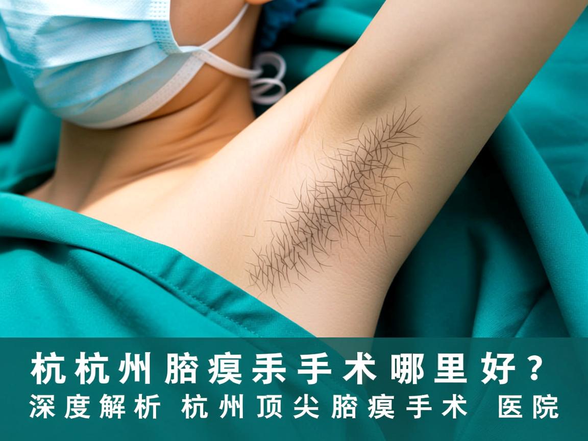 杭州腋臭手术哪里好？深度解析杭州顶尖腋臭手术医院