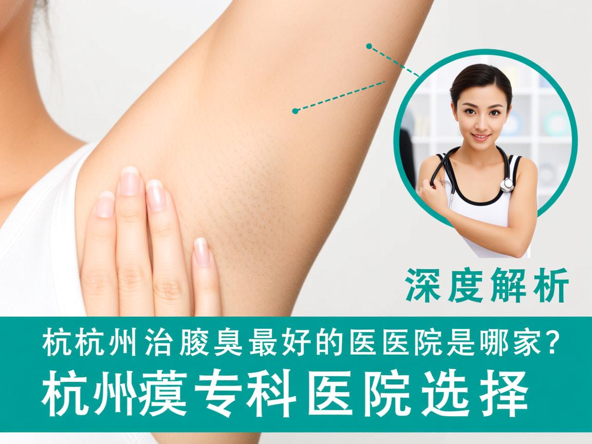 杭州治腋臭最好的医院是哪家？深度解析杭州腋臭专科医院选择