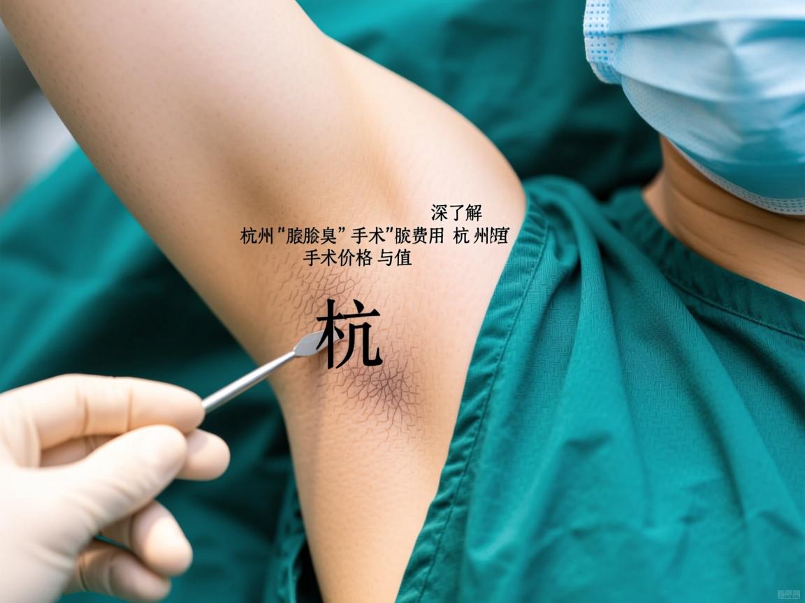 杭州腋臭手术费用解析，深度了解杭州腋臭手术价格与价值