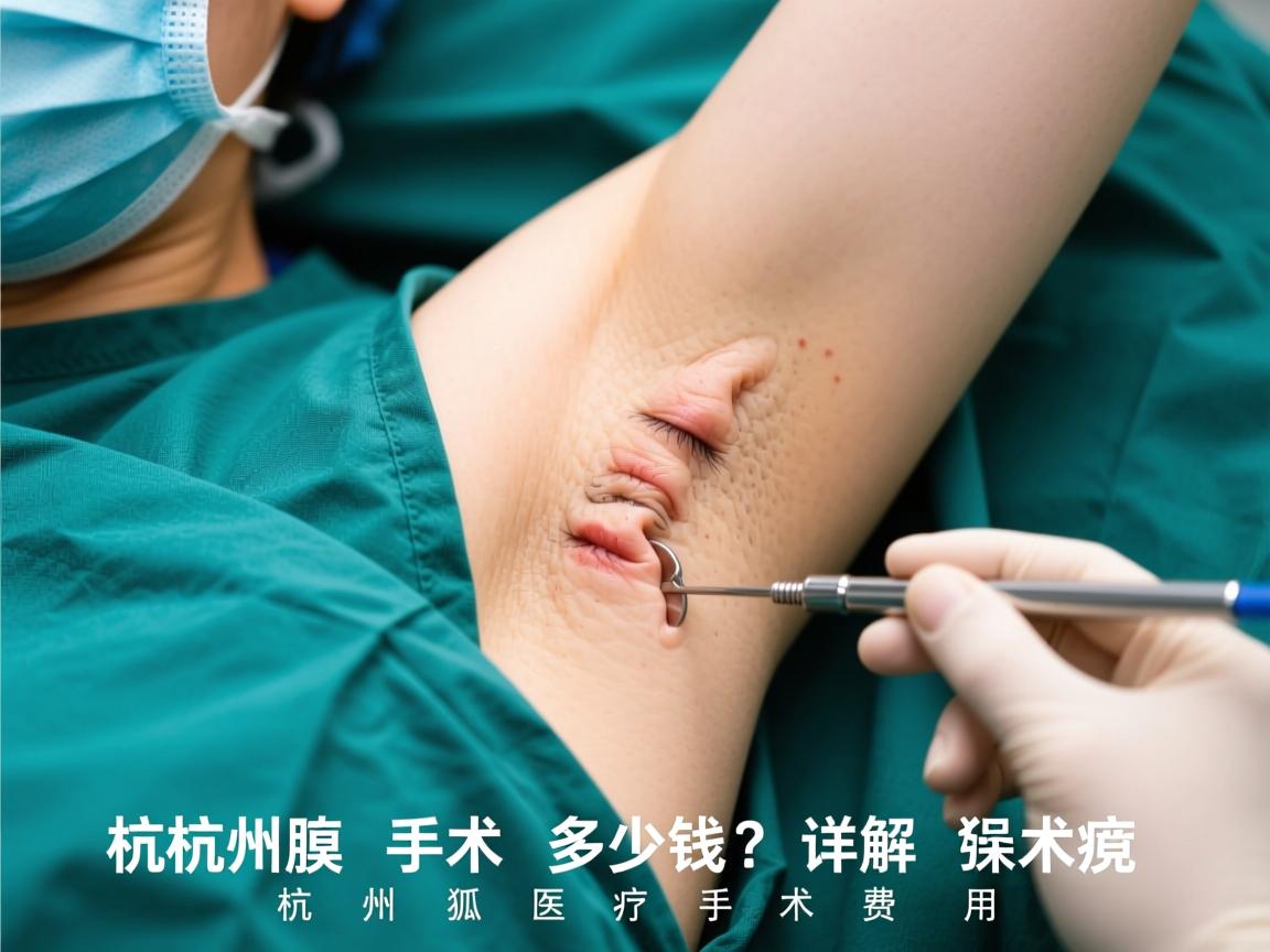 杭州腋臭手术多少钱？详解杭州狐臭手术费用