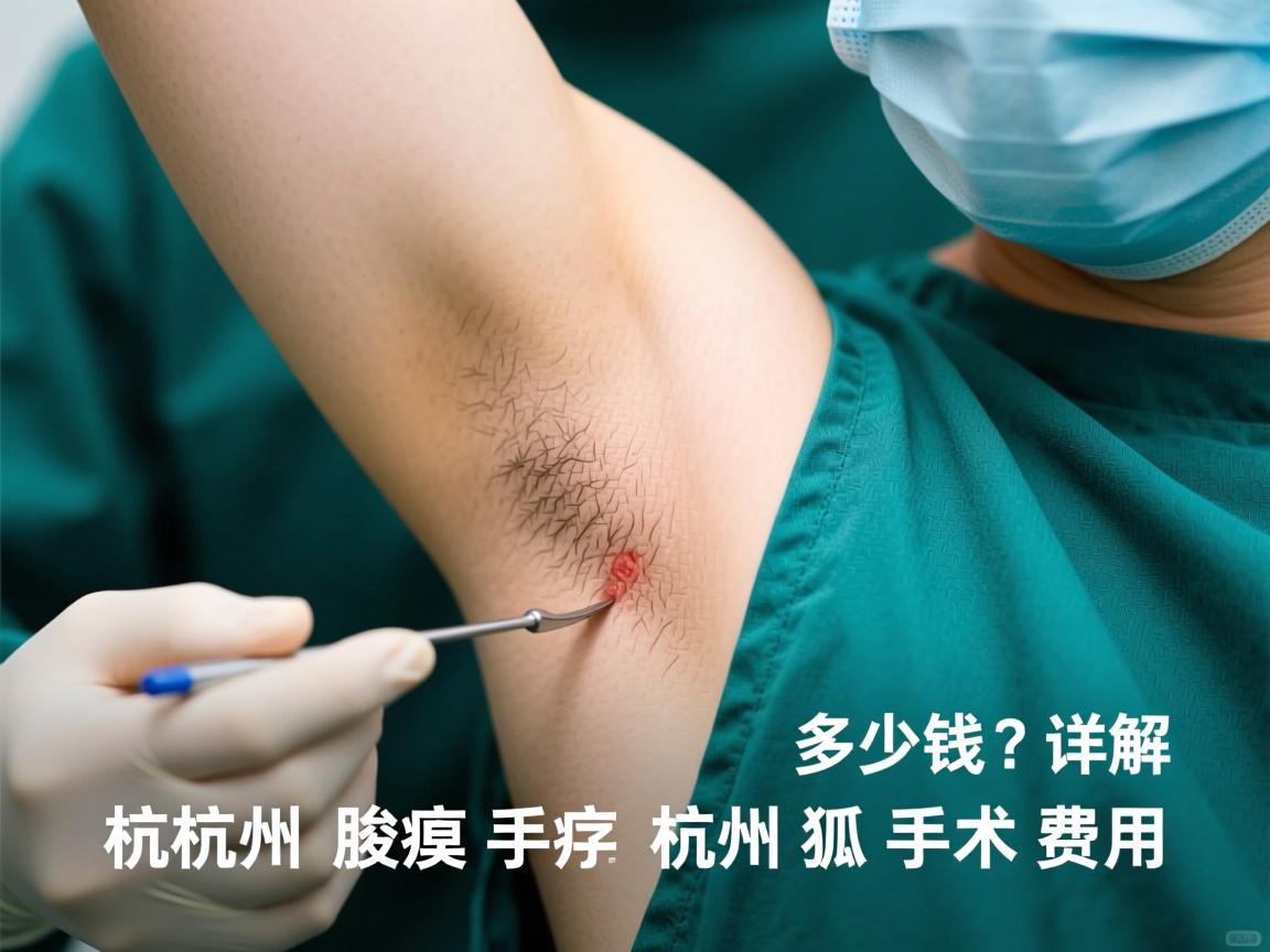 杭州腋臭手术多少钱？详解杭州狐臭手术费用