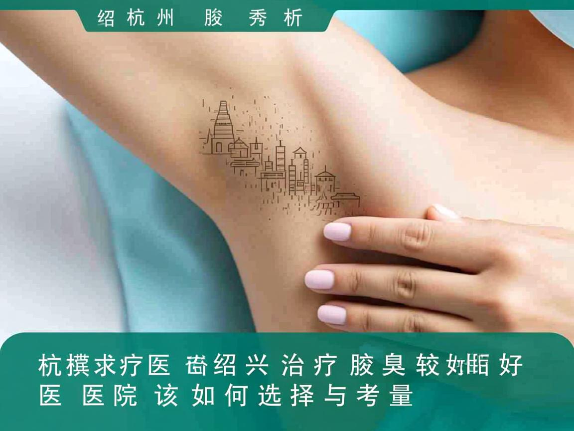 杭州腋秀解析,绍兴治疗腋臭较好的医院该如何选择与考量 杭州腋秀解析,绍兴治疗腋臭较好的医院该如何选择与考量