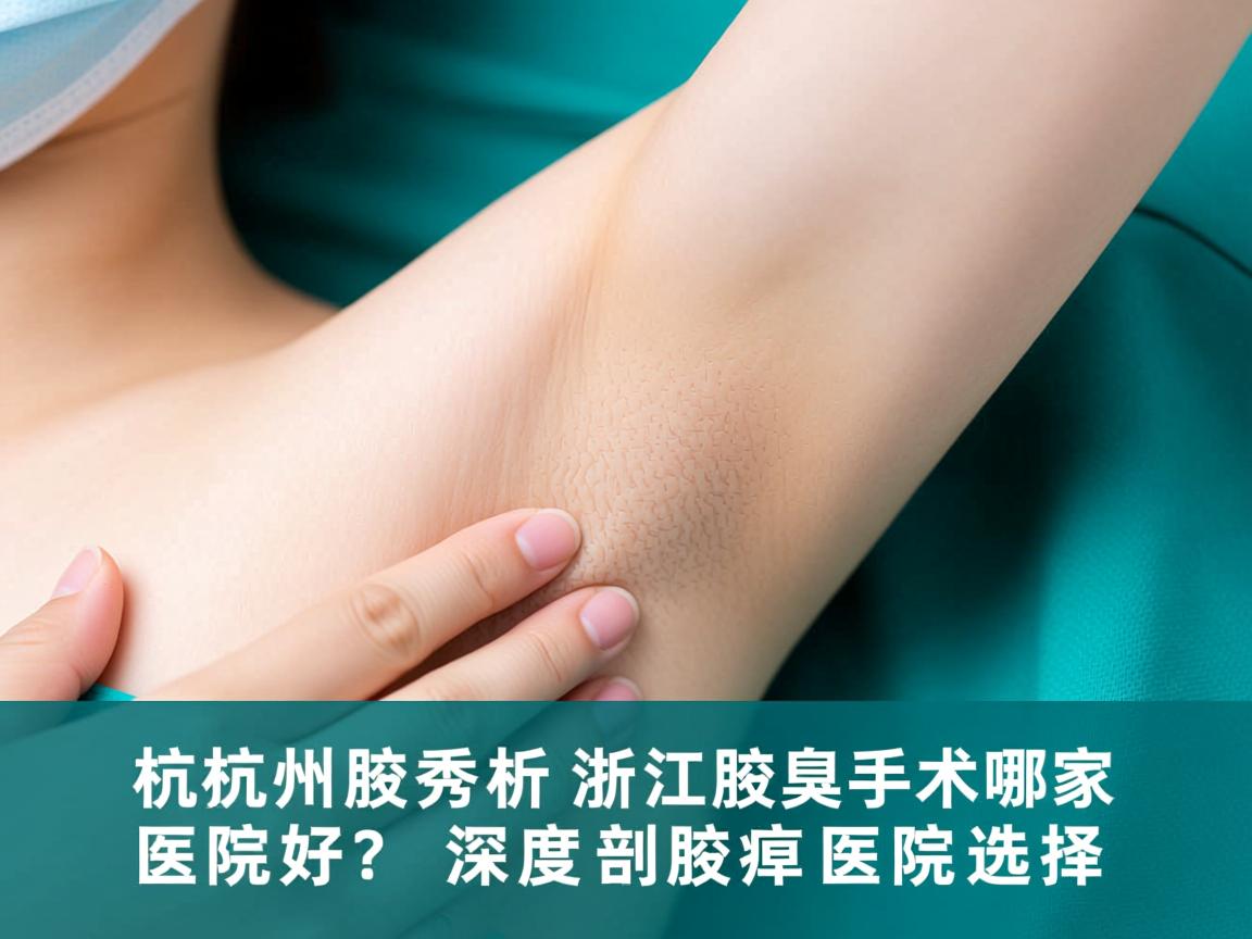 杭州腋秀解析,浙江腋臭手术哪家医院好?深度剖析腋臭医院选择 杭州腋秀解析,浙江腋臭手术哪家医院好?深度剖析腋臭医院选择