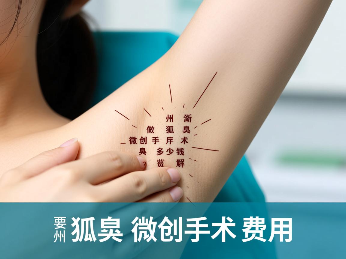 在湖州做狐臭微创手术多少钱？解析湖州狐臭微创手术费用