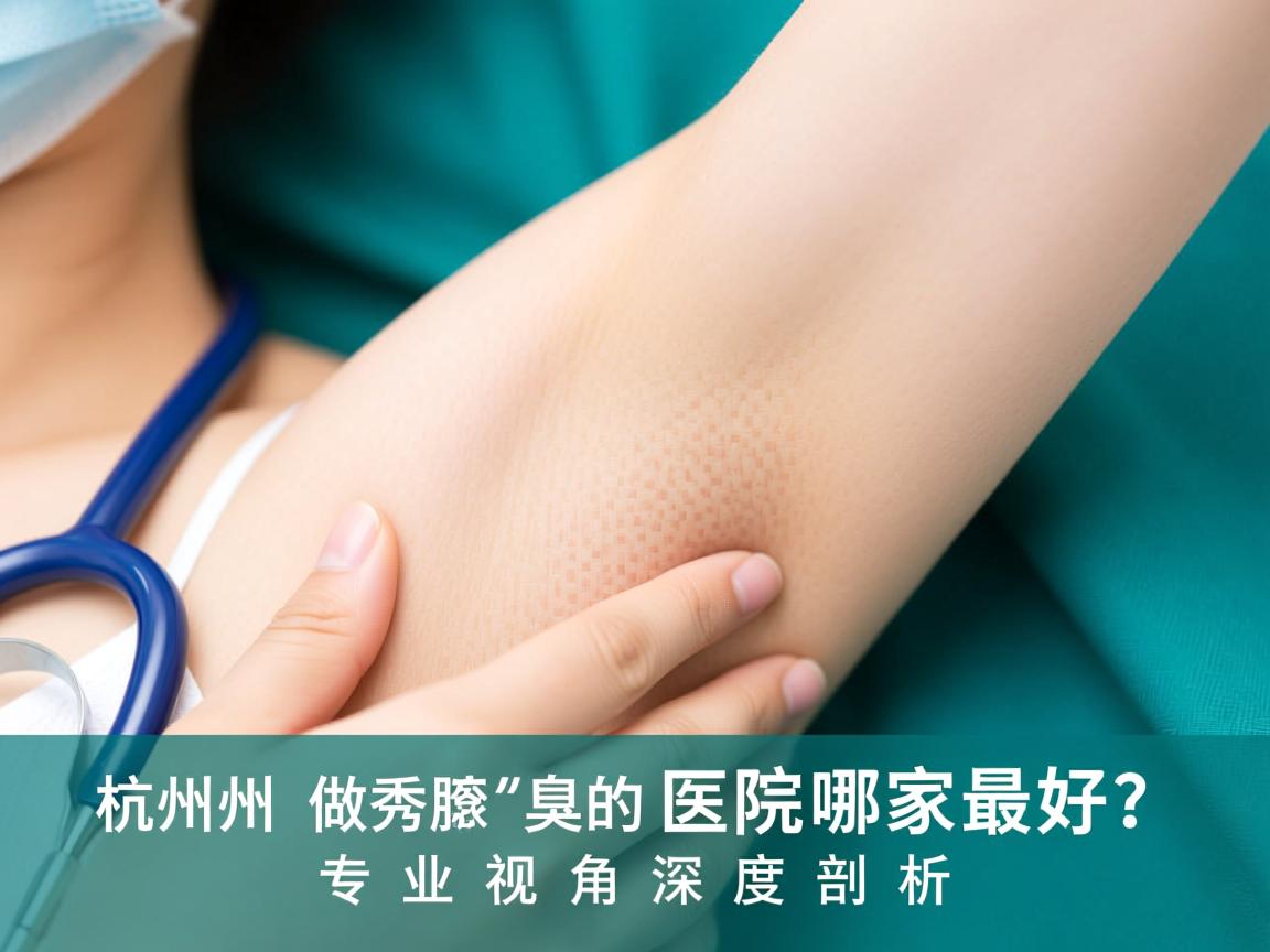 杭州腋秀解析，杭州做腋臭的医院哪家最好？专业视角深度剖析