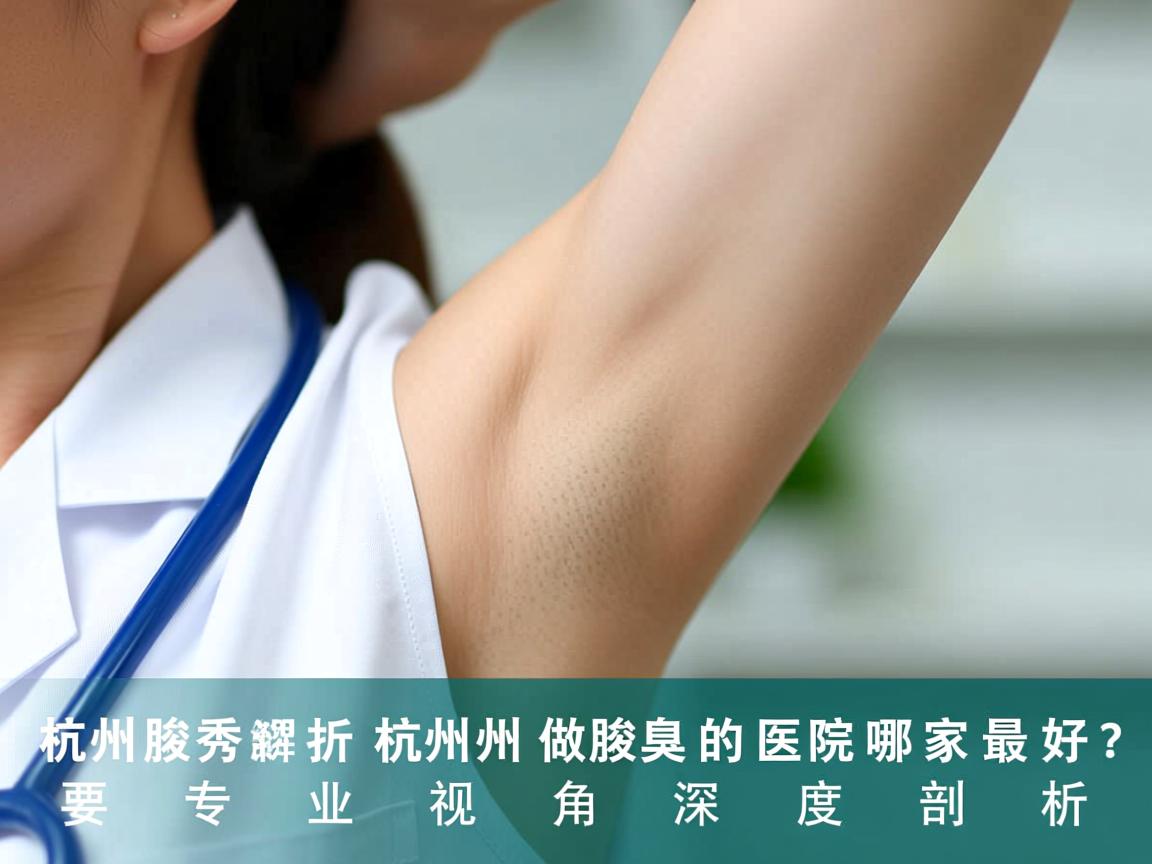 杭州腋秀解析，杭州做腋臭的医院哪家最好？专业视角深度剖析