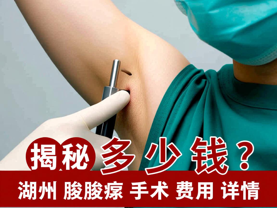湖州腋臭手术多少钱？揭秘湖州腋臭手术费用详情