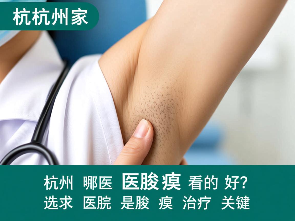 杭州哪家医院腋臭看的好？选对医院是腋臭治疗关键