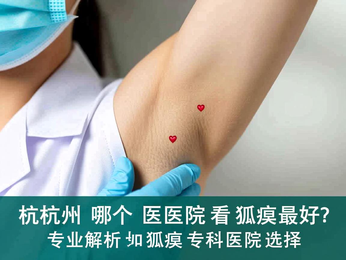 杭州哪个医院看狐臭最好？专业解析杭州狐臭专科医院选择