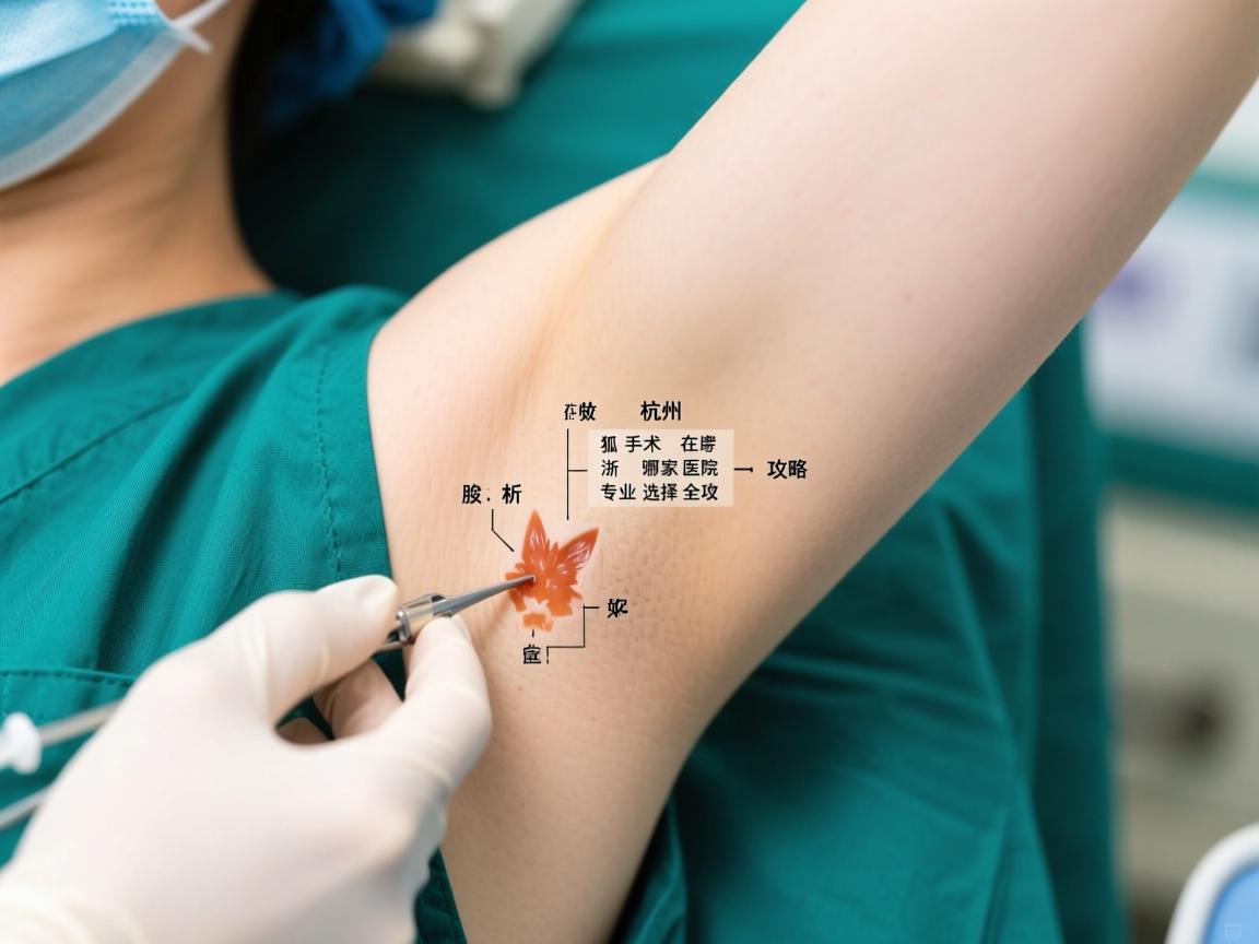杭州腋秀解析，做狐臭手术在浙江哪家医院好，专业医院选择全攻略