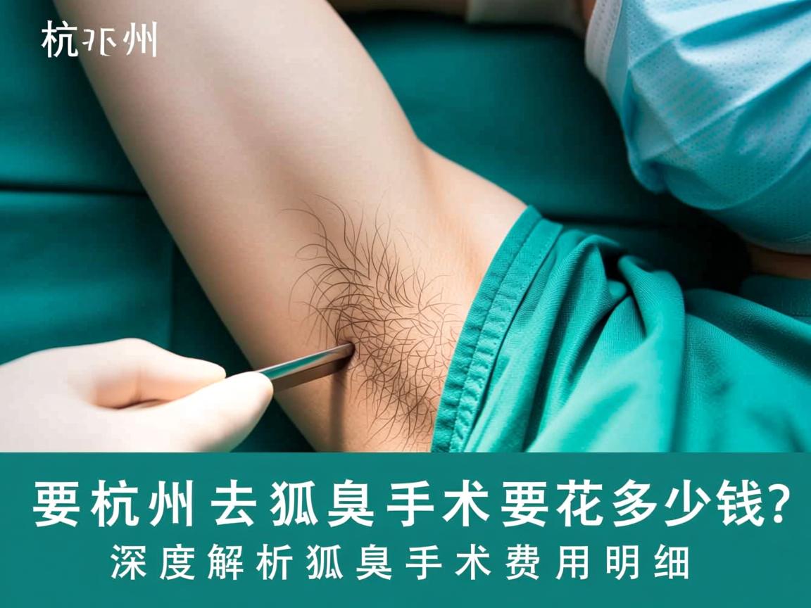 杭州去狐臭手术要花多少钱？深度解析狐臭手术费用明细