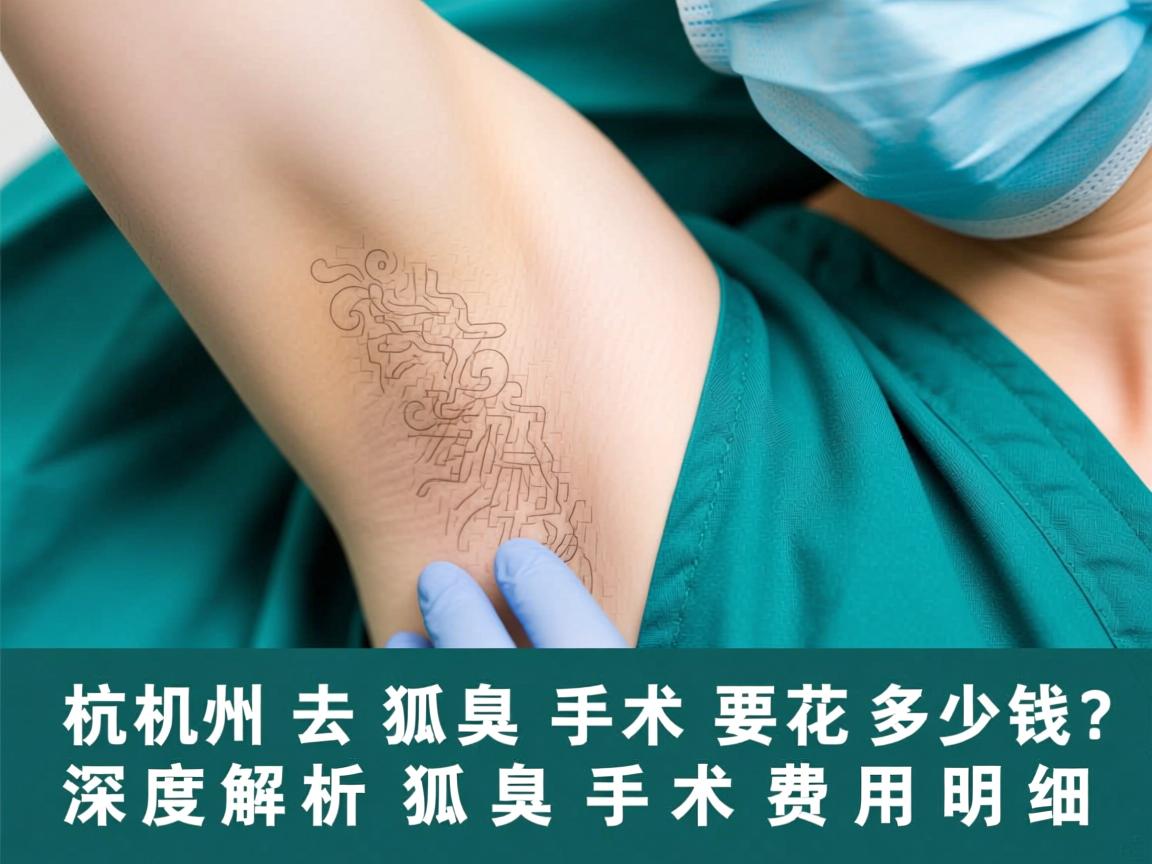 杭州去狐臭手术要花多少钱？深度解析狐臭手术费用明细